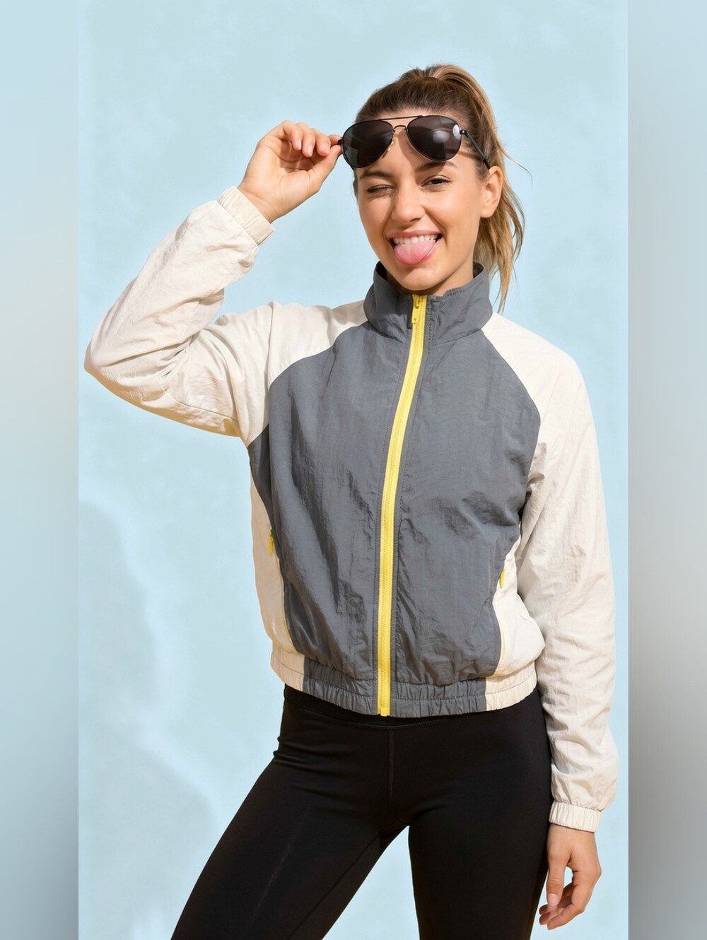 Fabletics Womens Track Jacket Size L